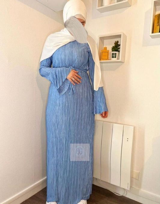 Abaya plissée